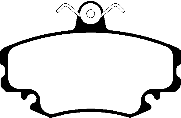Brake Pad Set, disc brake (PLU845)