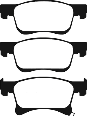 Brake Pad Set, disc brake (PLU2310)