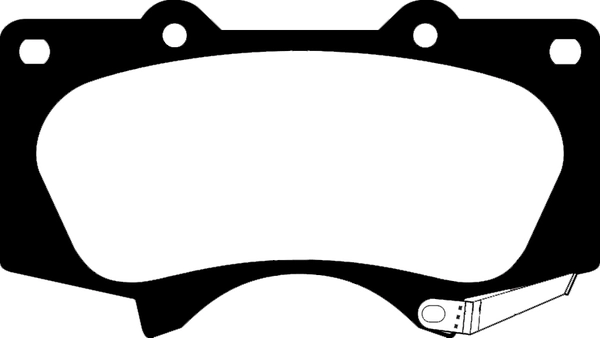 Brake Pad Set, disc brake (PLU1122)