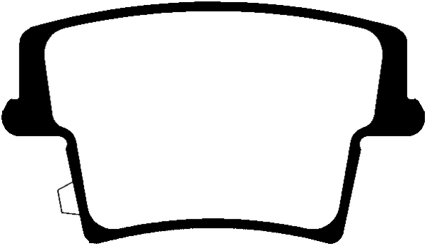 Brake Pad Set, disc brake (PLU1244)