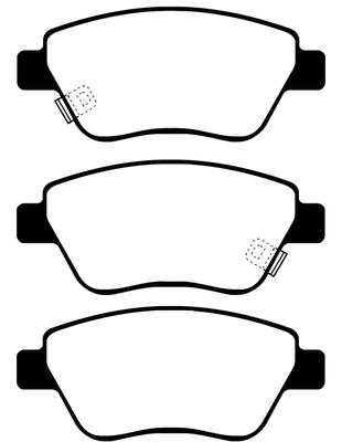Brake Pad Set, disc brake (PLU2225)