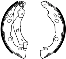 Brake Shoe Set (ABS4043)