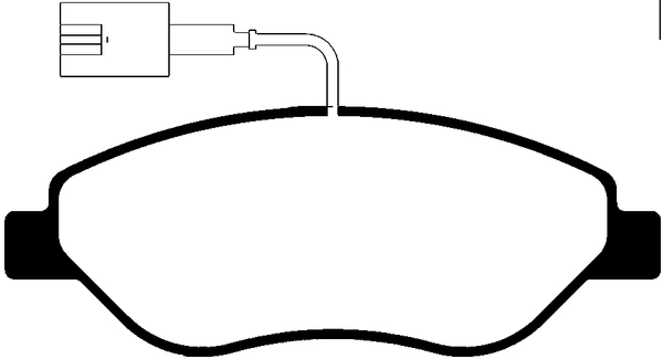 Brake Pad Set, disc brake (PLU3756)