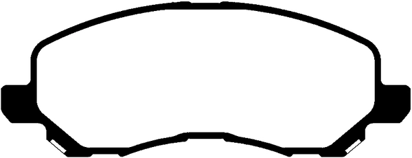 Brake Pad Set, disc brake (PLU1165)