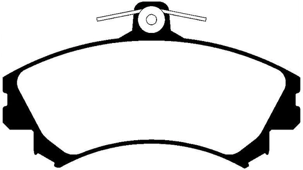 Brake Pad Set, disc brake (PLU1093)