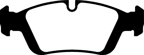 Brake Pad Set, disc brake (PLU725)