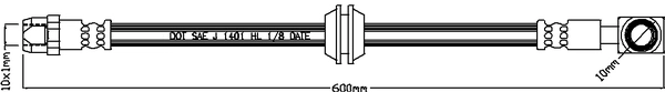Brake Hose (ABH1006)