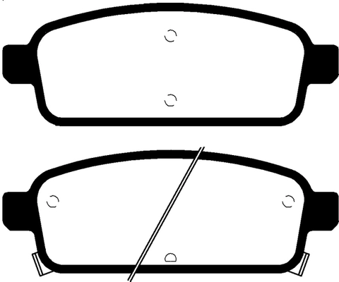 Brake Pad Set, disc brake (PLU2034)