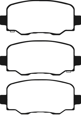 Brake Pad Set, disc brake (PLU2344)