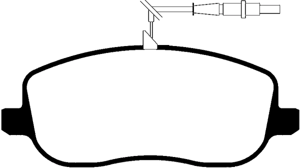 Brake Pad Set, disc brake (PLU3871)