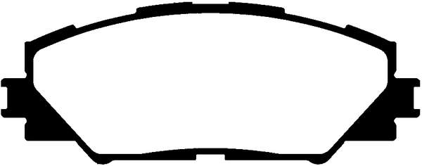 Brake Pad Set, disc brake (PLU1347)