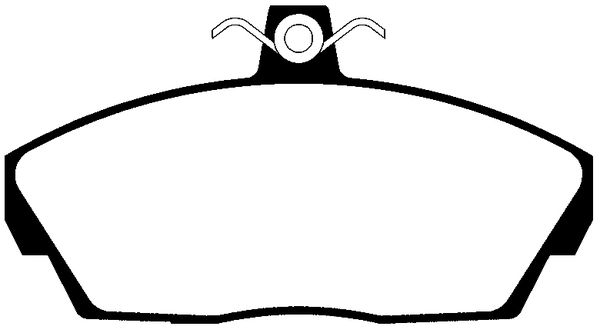 Brake Pad Set, disc brake (PLU3122)