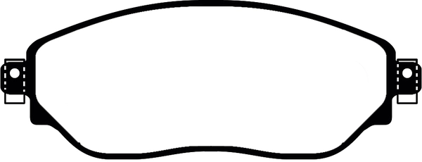 Brake Pad Set, disc brake (PLU2256)