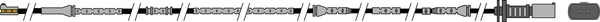 Warning Contact, brake pad wear (AWL307)