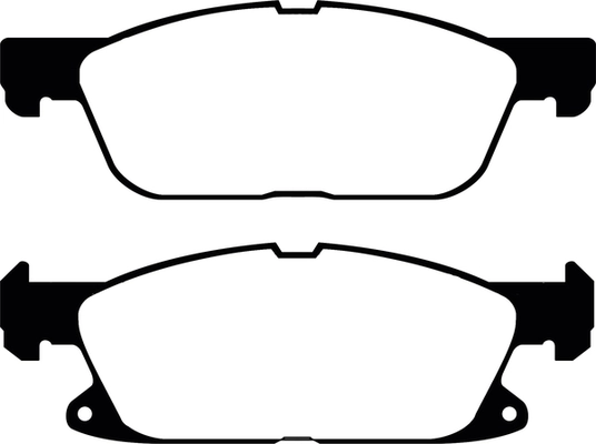 Brake Pad Set, disc brake (PLU2452)