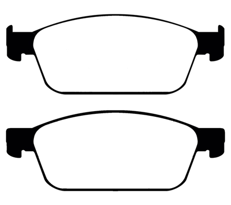 Brake Pad Set, disc brake (PLU2245)