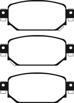 Brake Pad Set, disc brake (PLU2397)