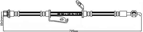 Brake Hose (ABH1344R)