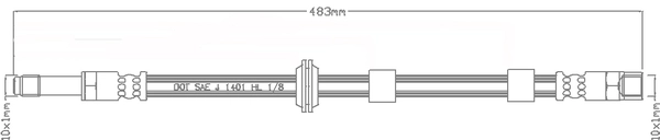 Brake Hose (ABH1004)