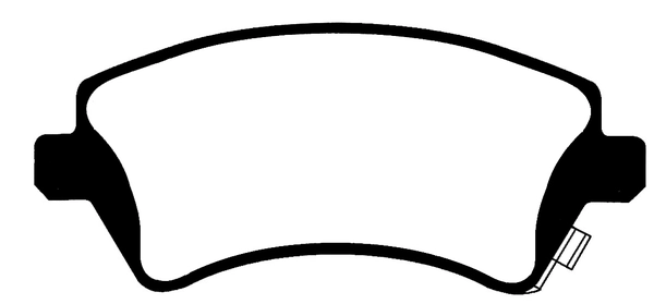Brake Pad Set, disc brake (PLU3887)