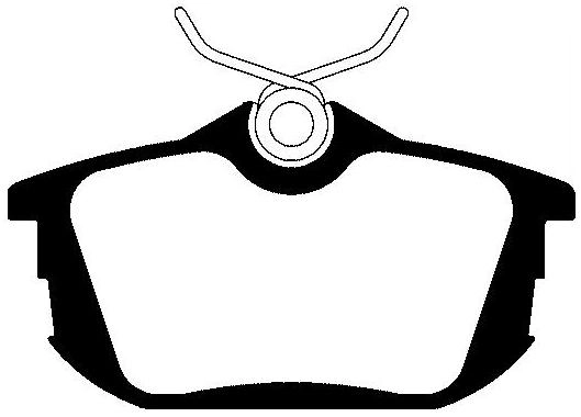 Brake Pad Set, disc brake (PLU1095)