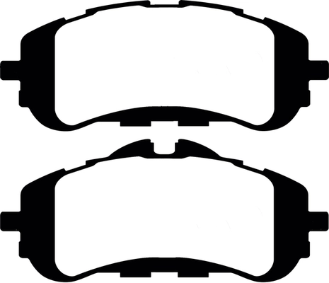 Brake Pad Set, disc brake (PLU2249)