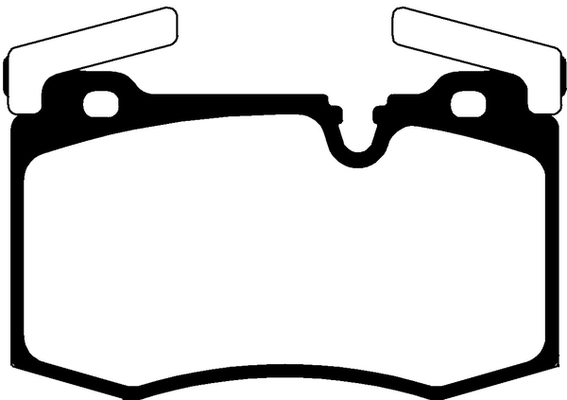 Brake Pad Set, disc brake (PLU2027)