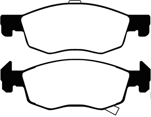 Brake Pad Set, disc brake (PLU2311)