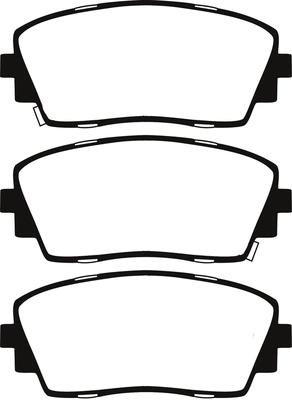 Brake Pad Set, disc brake (PLU2215)