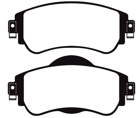 Brake Pad Set, disc brake (PLU2156)