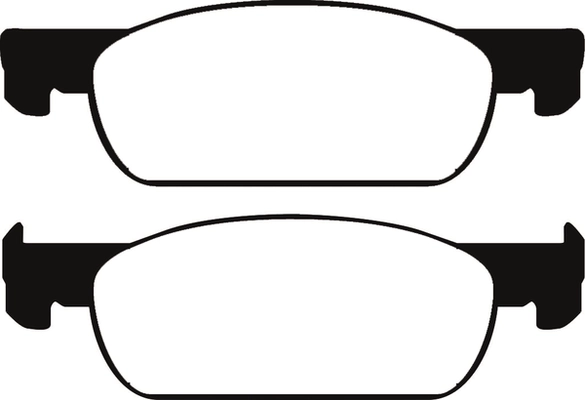 Brake Pad Set, disc brake (PLU2298)