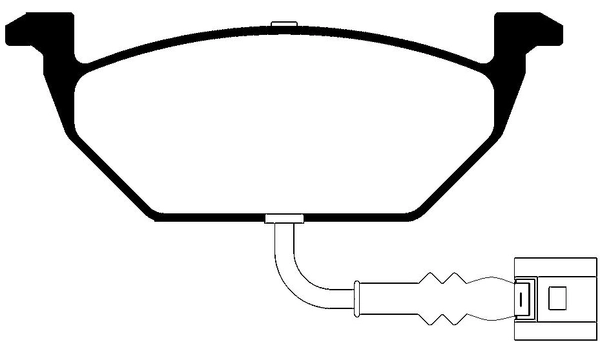 Brake Pad Set, disc brake (PLU3757)