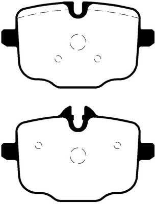 Brake Pad Set, disc brake (PLU2129)