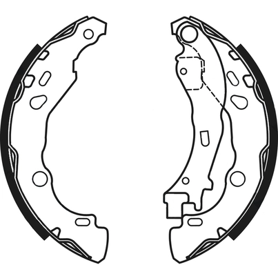 Brake Shoe Set (ABS4128)