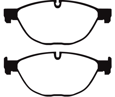 Brake Pad Set, disc brake (PLU2095)