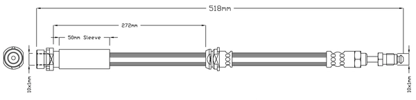Brake Hose (ABH1040)
