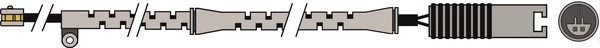 Warning Contact, brake pad wear (AWL206)