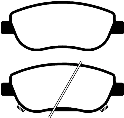 Brake Pad Set, disc brake (PLU2138)