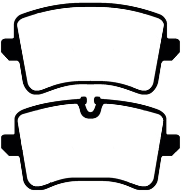 Brake Pad Set, disc brake (PLU2448)