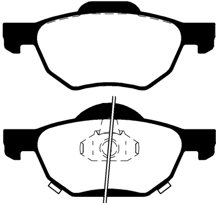 Brake Pad Set, disc brake (PLU1132)