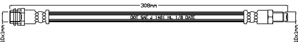 Brake Hose (ABH1167)
