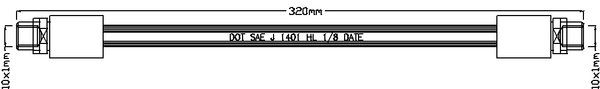 Brake Hose (ABH1025)