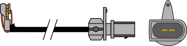 Warning Contact, brake pad wear (AWL297)