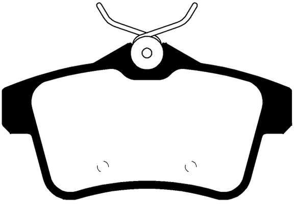 Brake Pad Set, disc brake (PLU2097)