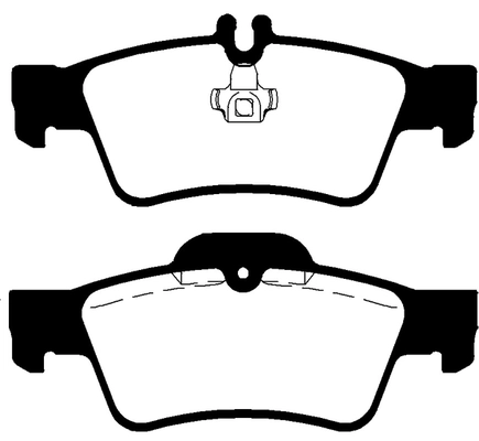 Brake Pad Set, disc brake (PLU3952)