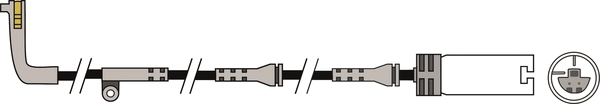 Warning Contact, brake pad wear (AWL200)