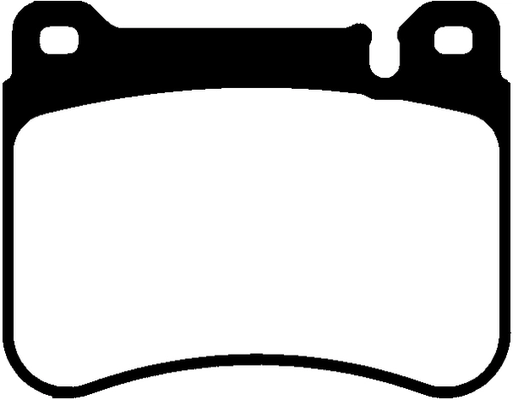 Brake Pad Set, disc brake (PLU1233)