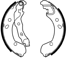 Brake Shoe Set (ABS4040)