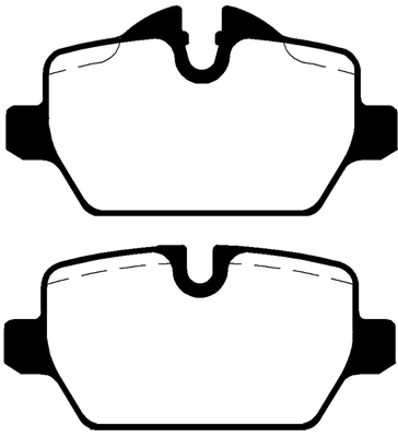 Brake Pad Set, disc brake (PLU1210)