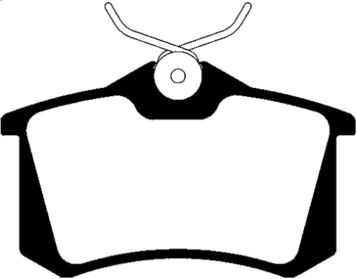 Brake Pad Set, disc brake (PLU541)
